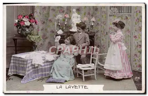 Cartes postales Fantaisie Enfants Layette