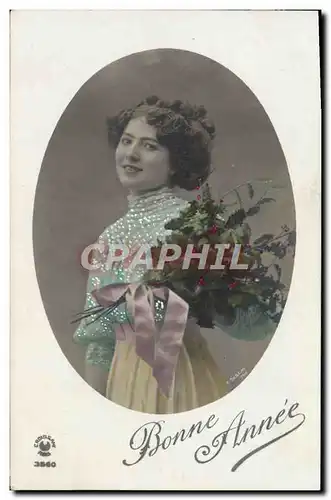 Cartes postales Fantaisie Femme Fleurs