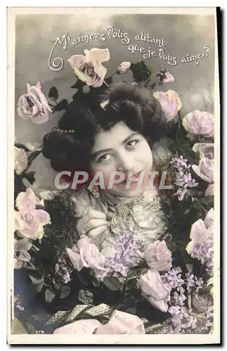 Cartes postales Fantaisie Femme