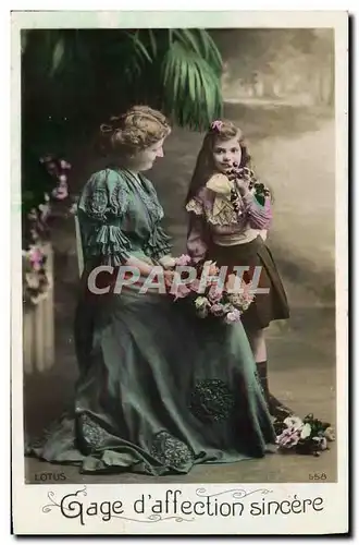 Cartes postales Fantaisie Femme Enfant