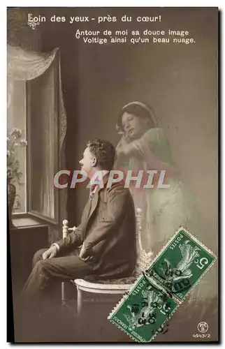 Cartes postales Fantaisie Femme Couple