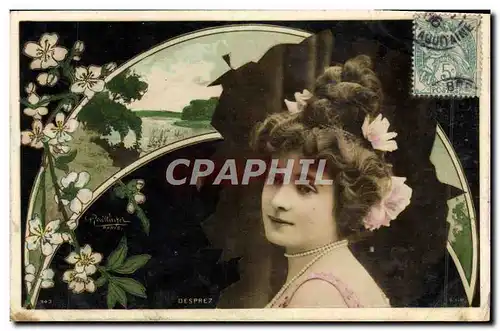 Cartes postales Fantaisie Femme Desprez