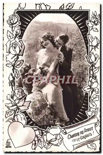 Cartes postales moderne Fantaisie Femme Coeur