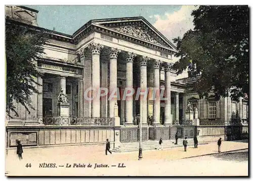 Ansichtskarte AK Nimes Palais de justice