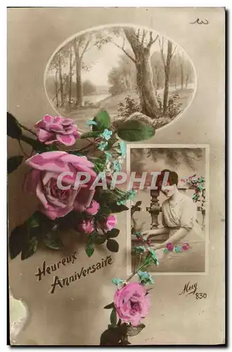 Cartes postales Fantaisie Anniversaire