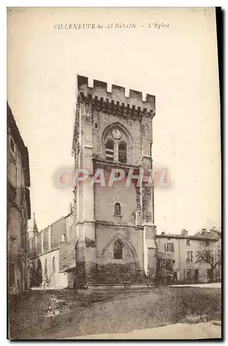 Cartes postales Villeneuve les Avignon L'eglise