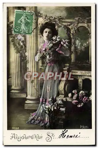 Cartes postales Fantaisie Femme Henri