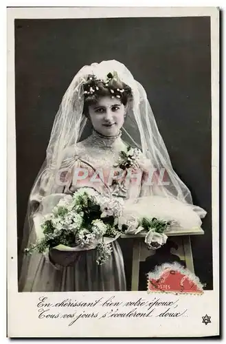 Cartes postales Fantaisie Femme Mariage