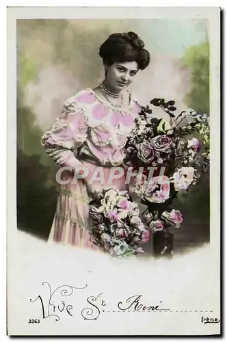 Cartes postales Fantaisie Femme St Rene