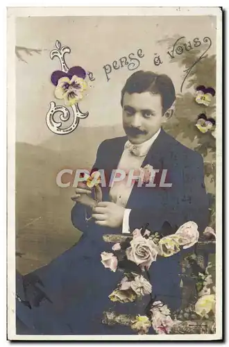 Cartes postales Fantaisie Homme