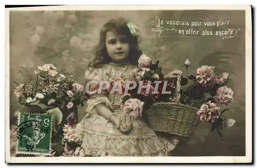 Cartes postales Fantaisie Enfant