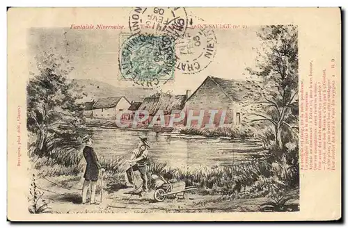 Cartes postales Fantaisie Fantaisie Nivernaise Saint Saulge