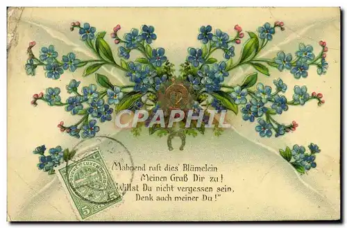 Cartes postales Fantaisie Fleurs