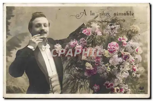 Cartes postales Fantaisie Homme