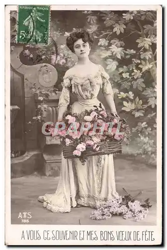 Cartes postales Fantaisie Femme