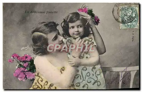 Cartes postales Fantaisie Femme Enfant