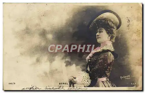 Cartes postales Fantaisie Femme Sorel