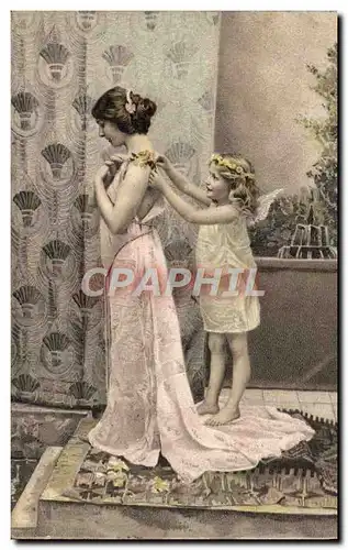 Cartes postales Fantaisie Femme Enfant