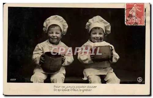 Ansichtskarte AK Fantaisie Enfants Patissier