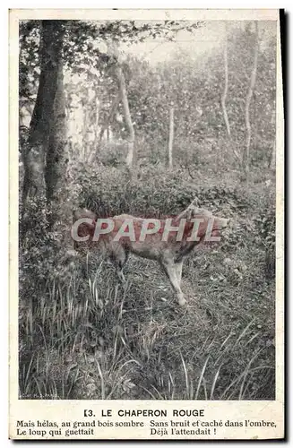 Ansichtskarte AK Fantaisie Enfant Le Chaperon rouge