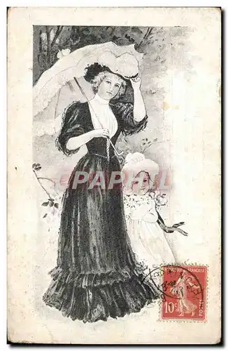 Cartes postales Fantaisie Femme Enfant