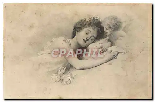 Cartes postales Fantaisie Femme Enfant