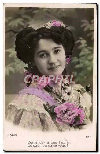 Cartes postales Fantaisie Femme