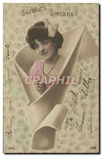 Cartes postales Fantaisie Femme