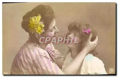 Cartes postales Fantaisie Femme Enfant