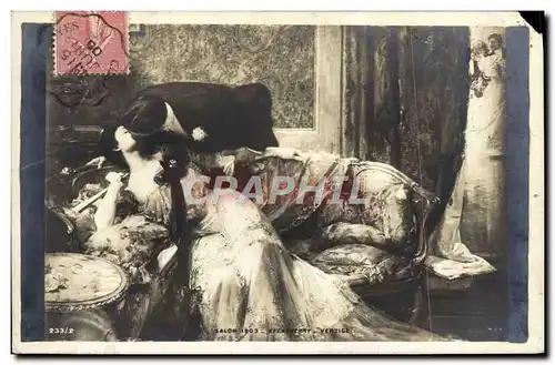 Cartes postales Fantaisie Salon 1903 Etcheverry Vertige