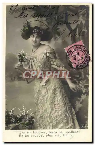 Cartes postales Fantaisie Femme