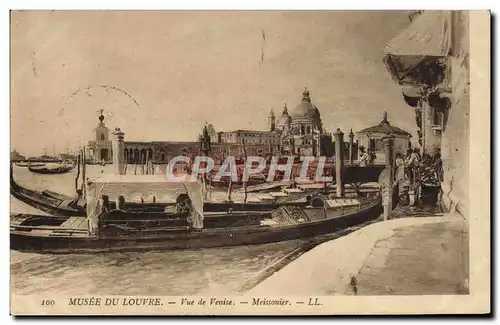 Cartes postales Paris Musee du Louvre Vue de Venise Meissonnier