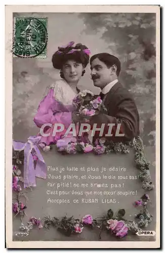 Cartes postales Fantaisie Femme Opera