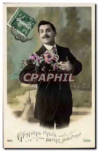 Cartes postales Fantaisie Homme