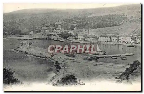 Cartes postales Cassis Panorama Bateaux