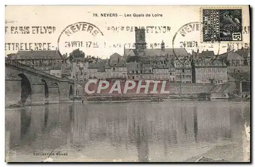 Cartes postales Nevers Les Quais de Loire
