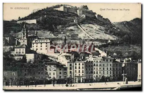 Cartes postales Grenoble Quai Perriere et les forts