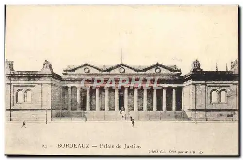 Ansichtskarte AK Bordeaux Palais de Justice