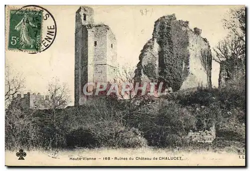 Cartes postales Ruines du Chateau de Chalucet