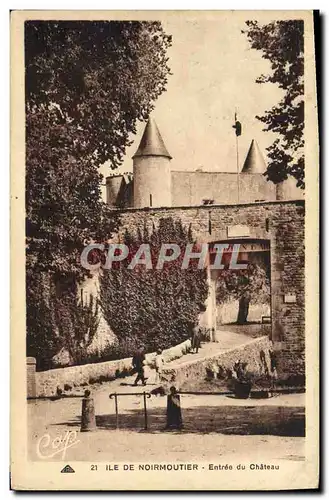 Cartes postales Ile De Noirmoutier Entree du Chateau