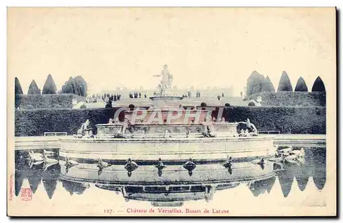 Cartes postales Chateau de Versailles Bassin de Latone