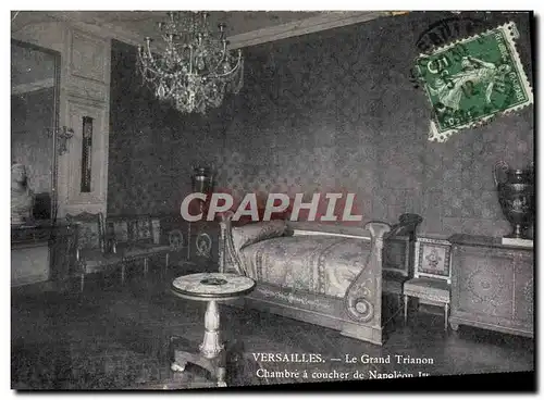 Ansichtskarte AK Versailles Le Grand Trianon Chambre a coucher de Napoleon 1er