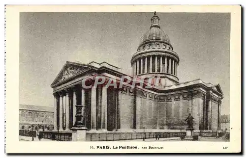 Cartes postales Paris Le Pantheon Par Soufflot