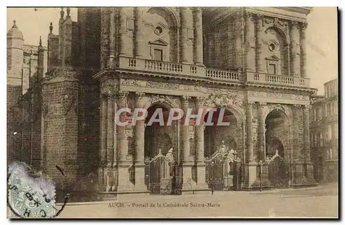 Cartes postales Auch Portail De La Cathedrale Sainte Marie