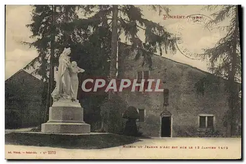 Cartes postales Domremy Maison ou Jeanne d'Arc est nee le 12 janvier 1412