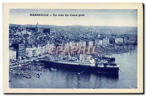 Ansichtskarte AK Marseille Un Coin Du Vieux Port Bateaux