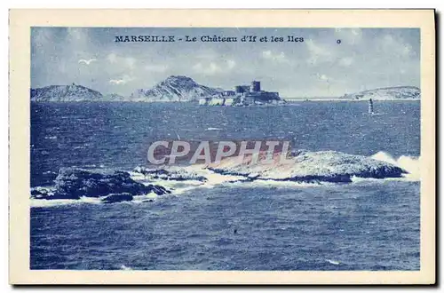 Cartes postales Marseille Le Chateau D&#39If Et Les Iles