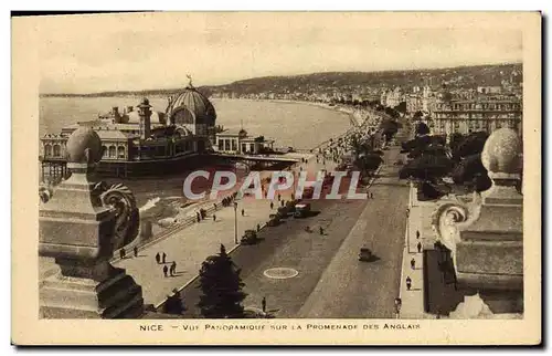 Ansichtskarte AK Nice Vue Panoramique Sur La Promenade Des Anglais