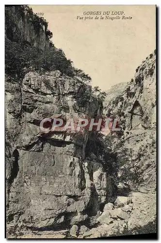 Ansichtskarte AK Gorges Du Loup Vue Prise De La Nouvelle Route