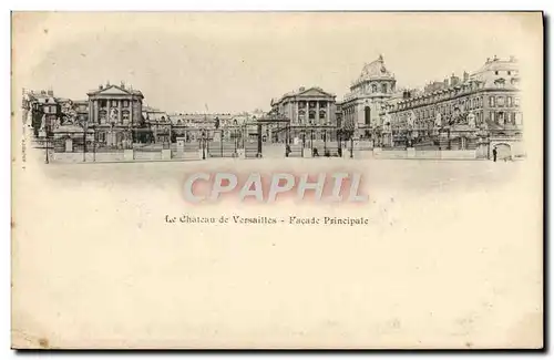 Cartes postales Le Chateau De Versailles Facade Principale